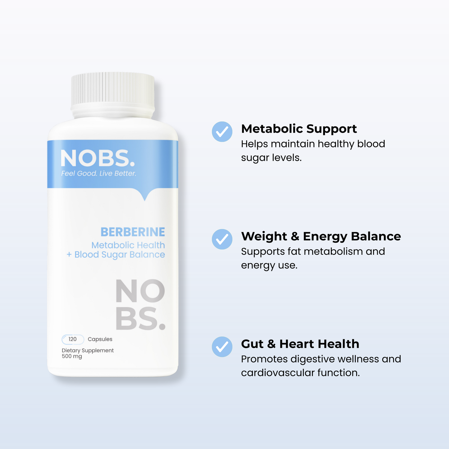 Berberine - 500mg 120 Capsules (4-month supply)