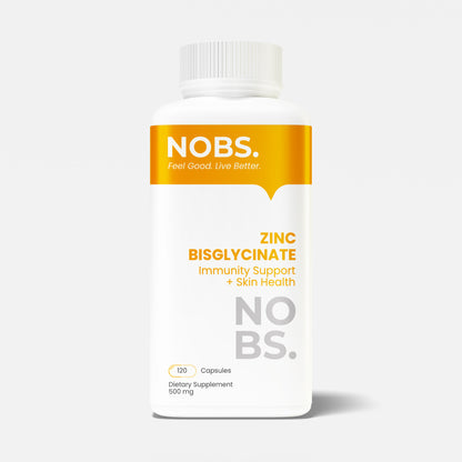 Zinc Bisglycinate - 500mg 360 Capsules (12-month supply)
